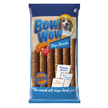 BOW WOW Kiełbasa XS z kolagenem i słoniną 6szt [F440K]