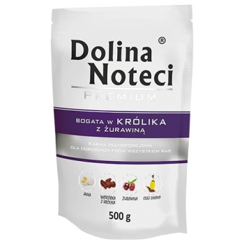 DOLINA NOTECI Bogata w królika z żurawiną 500g