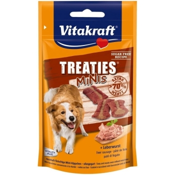 VITAKRAFT TREATIES MINIS przysmak z wątróbką dla psa 48g