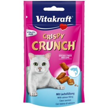 VITAKRAFT CRISPY CRUNCH przysmak dla kota, łosoś 60g