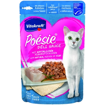 VITAKRAFT POESIE DELI SAUCE dorsz saszetka dla kota 85g