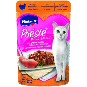 VITAKRAFT POESIE DELI SAUCE indyk saszetka dla kota 85g