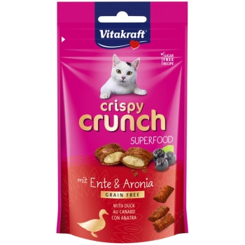 VITAKRAFT CRISPY CRUNCH przysmak dla kota, kaczka i aronia 60g