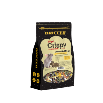 BIOFEED Royal Crispy Premium Chinchilla & Degu 2kg - dla szynszyli i koszatniczek