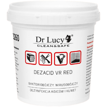 DR LUCY Preparat bakterio-, wiruso- i grzybobójczy w proszku [Dezacid VR red] 150g