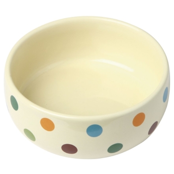 KERBL Miska ceramiczna dla psa lub kota Dots 300ml [82672]