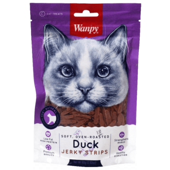 WANPY DUCK JERKY STRIPS 80g