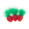 PETSTAGES Straw-Babies 3 Pack Truskaweczki dla kota 3 szt. [PS70394]