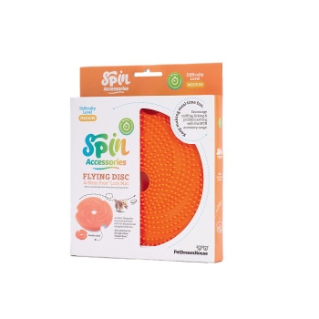 PDH SPIN LICK FRISBEE ORANGE MEDIUM miska interaktywna [PDHF203]