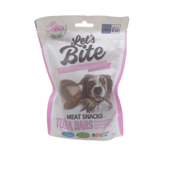 BRIT LET'S BITE MEAT SNACKS TUNA BARS 80g