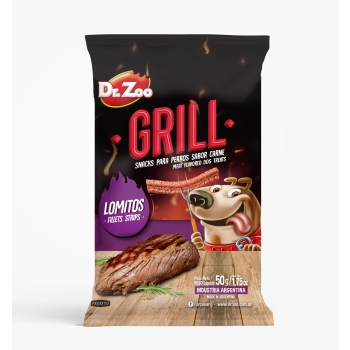 DR ZOO Grill Lomitos - Grillowane paski dla psa o smaku polędwicy 50g [11213]