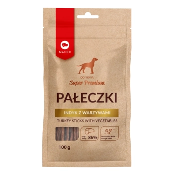 MACED Pałeczki indyk z warzywami 100g